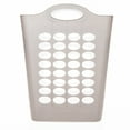 thumbnail image 2 of Mainstays Flexible Plastic Square Laundry Hamper, 3 Pack, White, 2 of 7