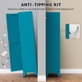 thumbnail image 6 of 71" Tall Metal Pantry Cabinet, Kitchen Storage Cabinet with 2 Doors and 4 Adjustable Shelves for Kitchen, Living Room, Dining Room, Bathroom and Home, Office (Blue, 71" H), 6 of 14