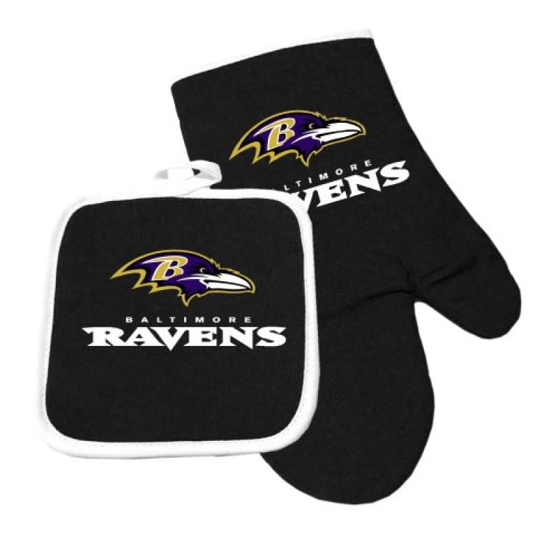 Baltimore Ravens NFL Oven Mitt and Pot Holder Set by Pro Specialties Group