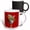 Multicolor, variant on 3drose, Red Breasted Christmas Robin Vector Art, 11oz Two-tone Red Mug