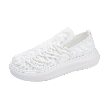 Sopiago Kids Boys Girls Slip-On Casual Loafers Walking Shoes Comfortable & Lightweight White 13(Little Kid/Big Kid)