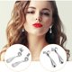 thumbnail image 4 of 1Pair Stainless Steel Water Drop Stud Earrings for Women Stylish Dangle, 4 of 4