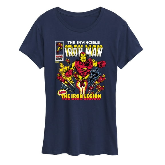 Marvel Iron Man - Comic Book Cover - Women's Short Sleeve Graphic T-Shirt