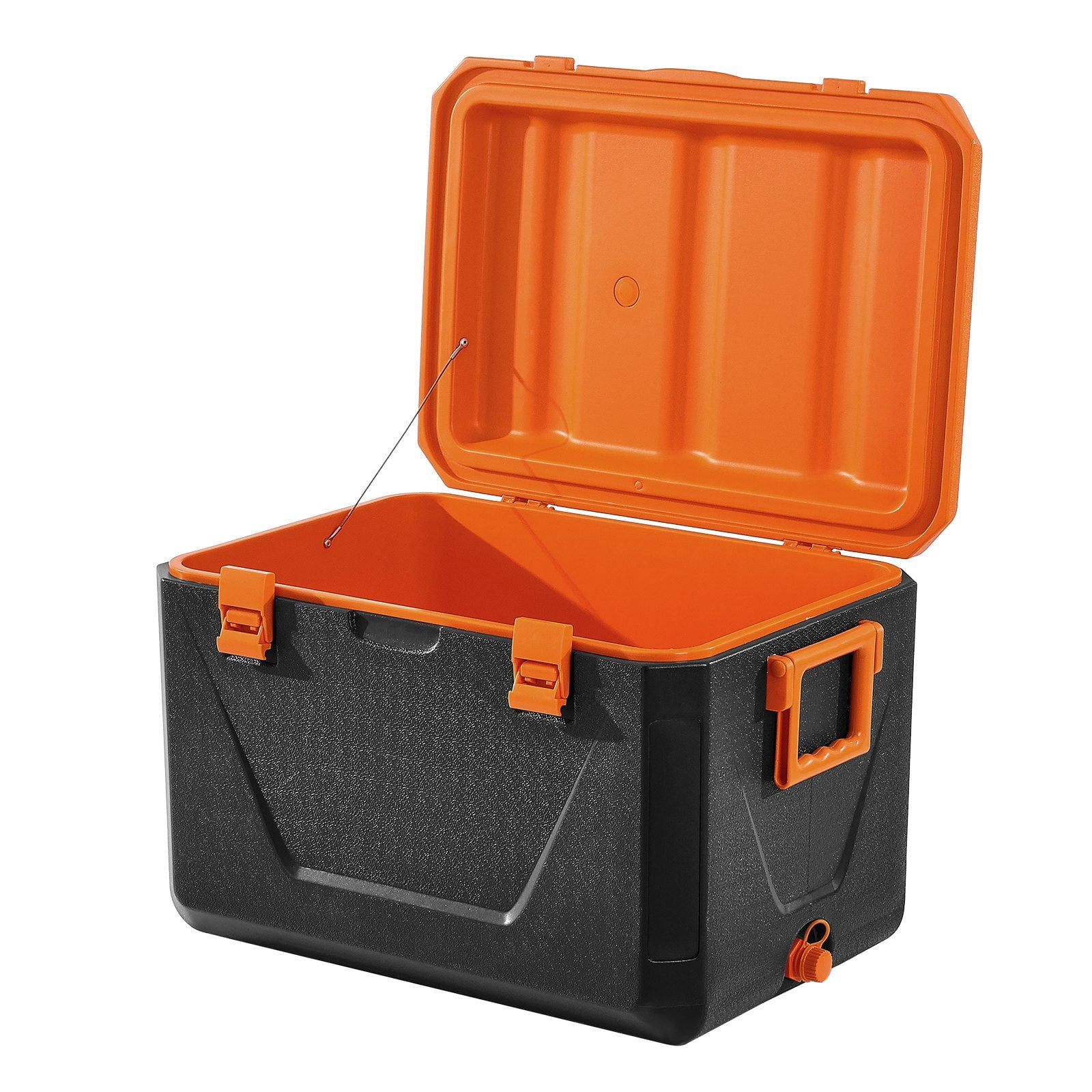 Durable 63QT Cooler for Outdoor, 90 Can Portable Ice Chest with Cup Holder & Tight Seal Lid