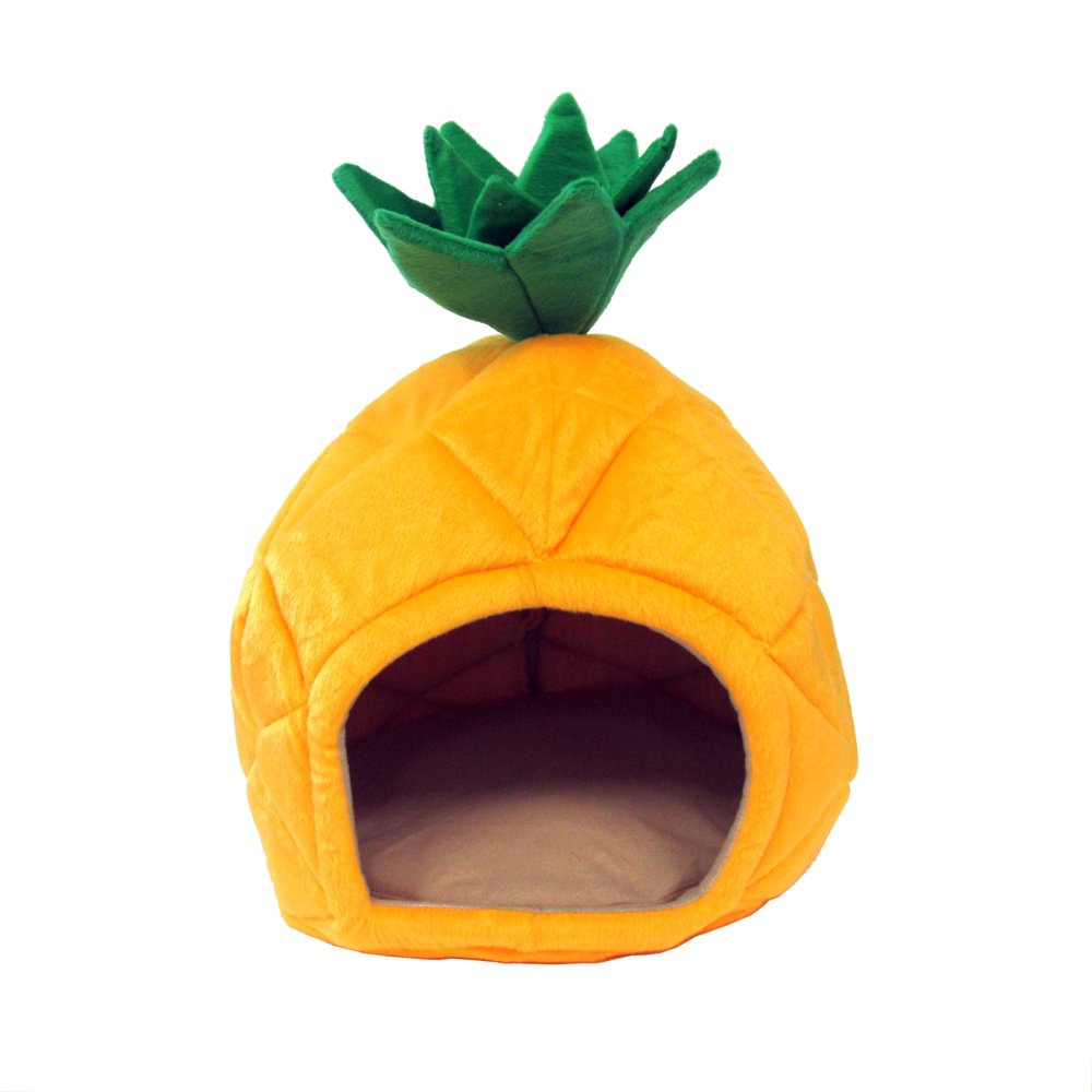YML Pineapple Pet Cat Bed, Yellow