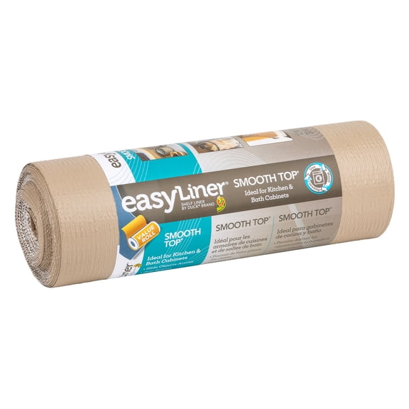 EasyLiner Smooth Top Shelf Liner, Taupe, Multiple Sizes