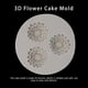 thumbnail image 3 of Molde de flores 3D Naiovety Molde de silicona para fiesta Festival Hotel comedor pastel de caramelo, 3 of 6