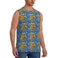 thumbnail image 2 of Daiia Sea Turtle Printed Men's Tank Tops,Casual Soft Sleeveless Gym Muscle Shirts Bodybuilding Tee-XX-Large, 2 of 8