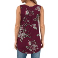 thumbnail image 3 of Beecarchil Women's Plus Size Sleeveless Summer Printed Pleated Casual Tunic Tank Tops S-3XL, 3 of 4