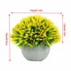 thumbnail image 2 of Planta de bola en maceta artificial Mesa para el hogar Escritorio Decoración de planta falsa Hierba de bola de plástico con maceta de papel, Amarillo Inevent HA6791-03B, 2 of 7