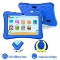 thumbnail image 2 of PRITOM 7 inch Tablet for Kids with Solid Case, Kids Tablets 32GB with Parental Control, Pre-Installed APPs Free Games, Learning Educational Toddler Tablet WiFi, Bluetooth, Camera, 2 of 7