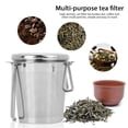 thumbnail image 3 of Boaby Tea Filter Stainless Steel Mesh Tea Infuser Metal Cup Strainer Foldable Filter With-Lid, 3 of 7