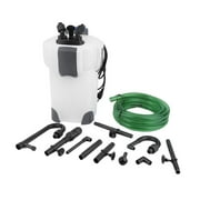 Aquarium 3-Stage External Canister Filter 265 GPH for Fresh/Salt Water