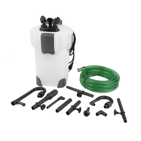 Aquarium 3-Stage External Canister Filter 265 GPH for Fresh/Salt Water