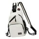thumbnail image 5 of Bolso bandolera pequeño para hombre, ideal para correr y acampar blanco, 5 of 9
