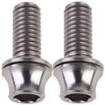 thumbnail image 3 of CTIRCHIU 2PCS M5x12MM Kettle Frame Screw Titanium Alloy Screw Mountain Bike Road Handle Screw (Silver), 3 of 3