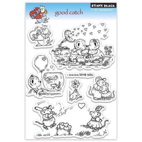 Penny Black Clear Stamp Set, Good Catch