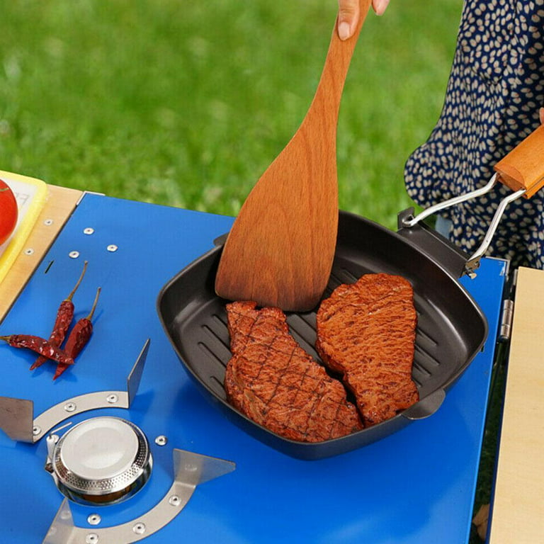 Kenmore Camping Frying Pan Fryer Foldable Handle Iron Metal
