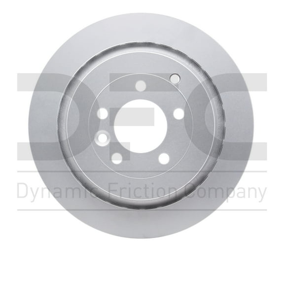 Rear Dynamic Friction Company Hi-Carbon Alloy Brake Rotor (1) For 2005-2009 Land Rover LR3, 2006-2013 Land Rover Range Rover Sport, 2010-2016 Land Rover LR4