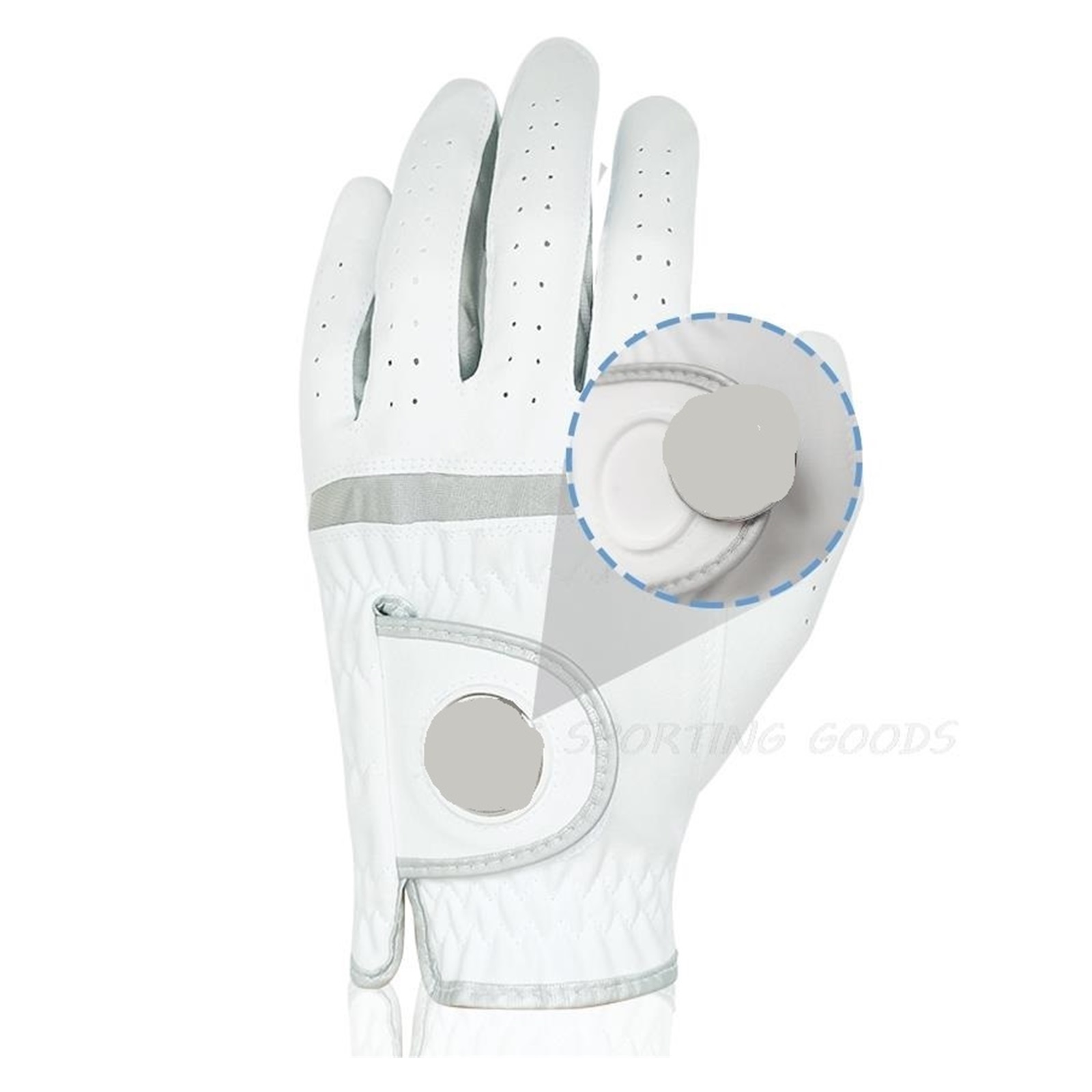 Men Golf Glove Micro Soft Fabric Breathable Comfortable,for Golfers ,Flexible and Comfortable