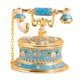 thumbnail image 5 of Caja de baratija para joyería, organizador de joyas, figura de teléfono, caja de coleccionista para decoración del hogar con anillos con bisagras, pen azul, 5 of 8