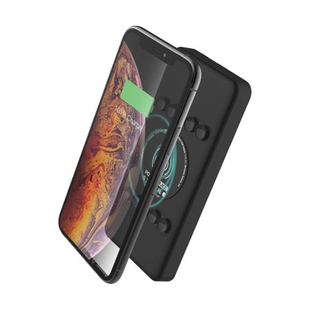 TZUMI POCKET JUICE WIRELESS PLUS – 3-IN-1 PORTABLE POWER PACK WITH HIGH-SPEED WIRELESS CHARGING