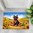 thumbnail image 4 of Vintage Scottish Terrier Says Hello Mother's Day Summer Sunflower Field Doormat Scottie Dog Lover Gifts Indoor Outdoor Welcome Mat - 12005, 4 of 5