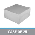 thumbnail image 7 of Hat Boxes with Handles - White - 14" x 14" x 7" - Case of 25 - Sturdy White Cardboard Hat Box with Handles - Premium Cardboard Hat Boxes with Lids for Secure Storage - Elegant Hat Box Solution, 7 of 7