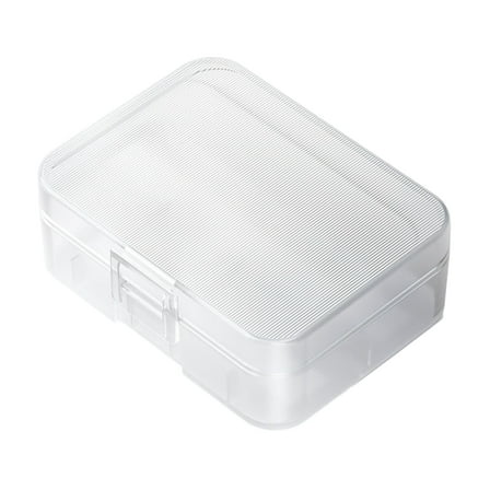 Clear Battery Storage Case for 2x18500 or 3x16340 Batteries Protect Your Batteries, Prevent Short Circuits and Dust