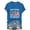 Blue, variant on 4th Of July Shirt,Anniversary Print Shirt Basic Tees For Women Going Out Tops For Women Stripes Graphic Tee Workout Tops For Women American Flag T-Shirt Usa Flag Patriotic Tshirt Blue L