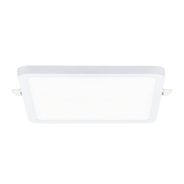 Estevez luminario LED empotrable FLAT DECO SQUARE CCT, 12 Watts, 3 temperaturas, regulable, blanco
