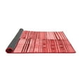 thumbnail image 2 of Ahgly Company Indoor Round Patchwork Red Transitional Area Rugs, 7' Round, 2 of 4