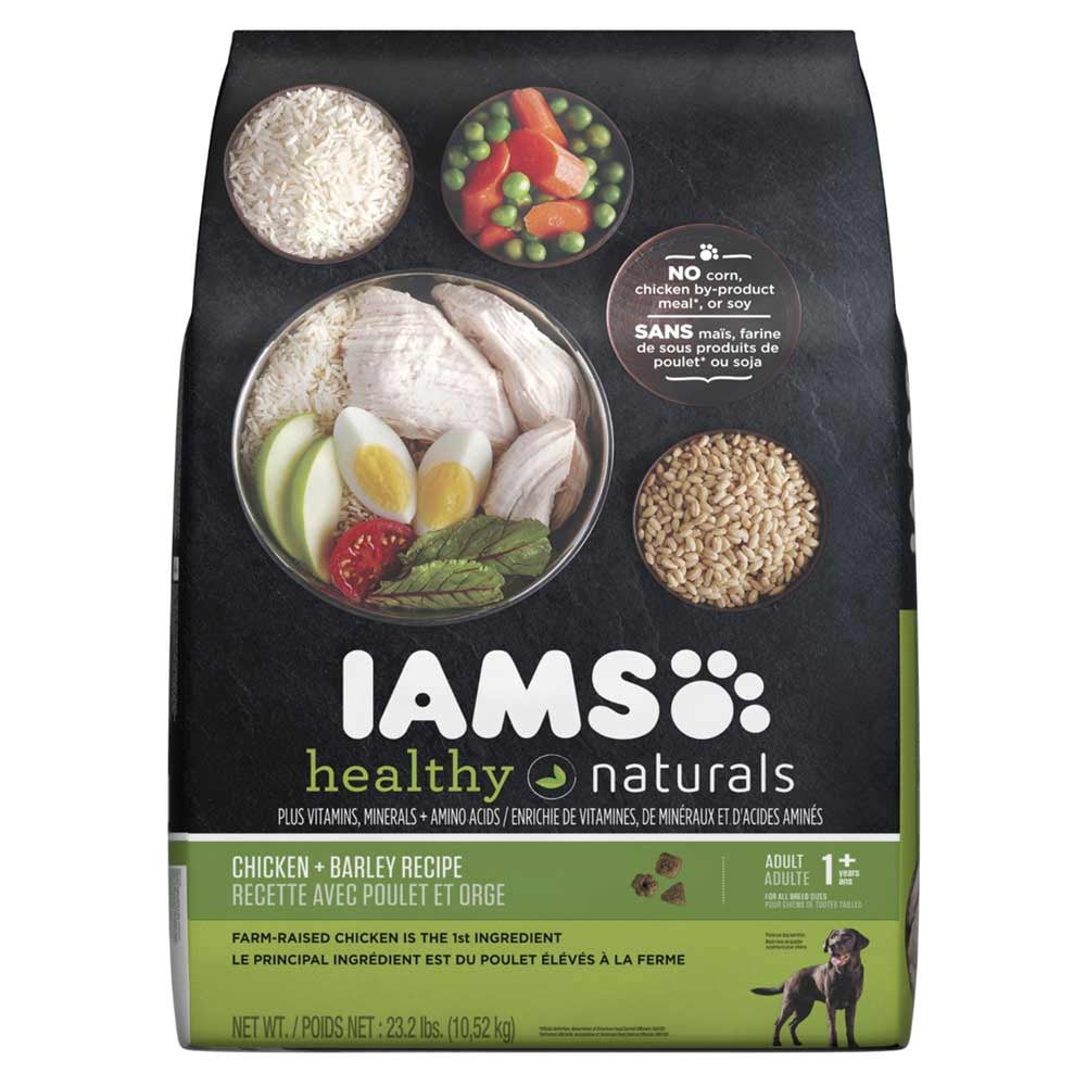 Iams Healthy Naturals Adult Dog Chicken And Barley Recipe