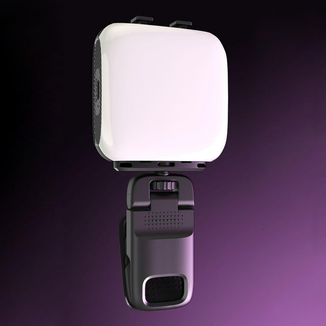 Luz para Selfies con Clip LED perfecl para Teléfono Grabación de Video Selfies Vlogging