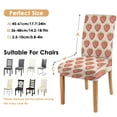 thumbnail image 6 of Set of 4 Strawberry Print Dining Chair Covers Charming Fruit Pattern Washable Polyester Stretch Slipcovers Removable Seat Protector for Bright Summer Decor, 6 of 7