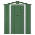 thumbnail image 4 of vidaXL Storage Shed Outdoor Storage Shed for Backyard Patio Galvanized Steel, 4 of 7