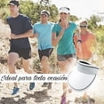 thumbnail image 4 of Visera Gorro Deportivo Protector Solar Y Rayos UV | para Exteriores Hombre/Mujer (Blanco/Negro) MIMA 2 Moderno, 4 of 5