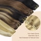 thumbnail image 3 of Extensiones de cabello GOO GOO, cabello humano real, 18 pulgadas, 120 g, 7 unidades, 3 of 7