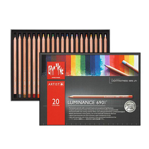 CARAN DACHE/CREATIVE ART 6901720 CARAN DACHE LUMINANCE PENCIL 20 COLOUR BOX SET