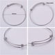 thumbnail image 3 of Kit para hacer pulseras expandibles de bricolaje, brazaletes de alambre ajustables con dijes expandibles para mujeres, fabricación de joyas de acero inoxidable con instrucciones., 3 of 7