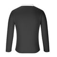 thumbnail image 5 of ZRGHAOYLQ Men's Color Block Lapel Collar Quarter Zip Sweatshirt Plus Size Muscle Shirts Big and Tall Long Sleeve Pullover Shirts Business Casual Tops for Men Dark Gray XXXXL, 5 of 6