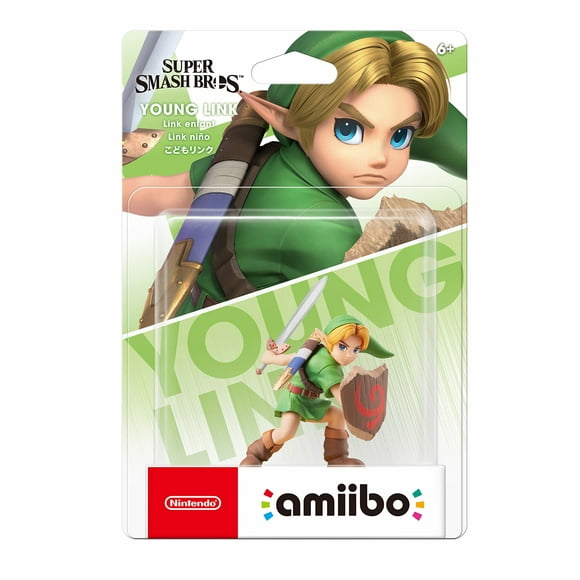 Figura Amiibo Nintendo Young Link Modelo Super Smash Bros Nintendo AMIIBO