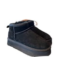 thumbnail image 4 of Botas de nieve de otoño e invierno con forro polar integrado, cálidas, cortas, con suela gruesa y acolchado de algodón para mujer, 4 of 5