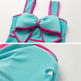 thumbnail image 4 of FLAXMAKER One Piece Swimsuit Women's Bow-tie Decor One Piece Bathing Suit, 4 of 6