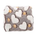 thumbnail image 3 of Hamster Winter Bed, Easy To Clean Lightweight Hamster Warm Fleece Pad Comfortable  For Winter Use L Brown, 3 of 8