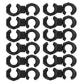 thumbnail image 2 of Shisuyan 50PCS Bike Cable Clasps: Bike Brake Shift Cable S Style Clip Roating S-Hook for Road Bicycle Brake Line Guide Cross Line Clip Clamps, 2 of 8