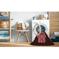 thumbnail image 2 of Ahgly Company Tapis d'Intérieur Lavables en Machine Rectangle Rouge Cerise Transitionnel, 2' x 5', 2 of 7