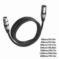 thumbnail image 4 of XLR Microphone Cable 3Pin Balanced Male to Female Audio Patch Cord for Mixer and Stage Use, 4 of 10