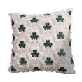 thumbnail image 2 of St Patricks Day Decorations Pillow Cover 18x18 Inch, Plush Velvet-Throw Pillowcase for Couch Sofa, Removable Washable Cushion Cover for Spring Home Decor A, 1Pcs, 2 of 7