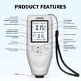 thumbnail image 3 of Paint Paint Thickness Gauge Smart Car Paint Testing Meter 0-2000um Measuring Range High-precision 1um FE/NFE Coating Measurement For Manufacturing Industry, Laboratories, Workshops, 3 of 7
